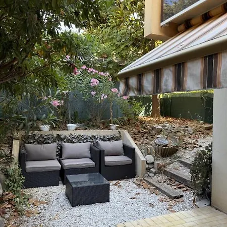 Appartamento New 2-room Ac & Private Garden Nizza